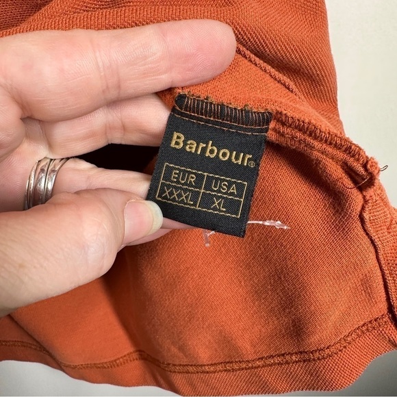 Barbour Mens Classic Cotton Polo in Burnt Orange XL - Picture 8 of 10